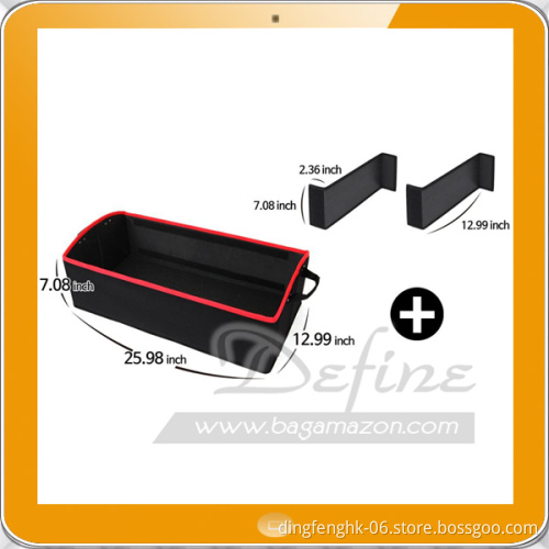 Trunk Cargo Organizer Sturdy and Collapsible with Adjustable dividers